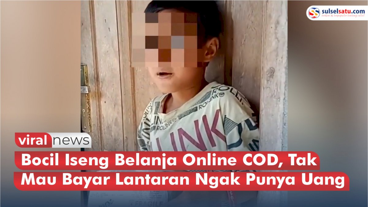 VIDEO: Viral! Bocil Iseng Belanja Online COD, Tak Mau Bayar Lantaran Ngak Punya Uang