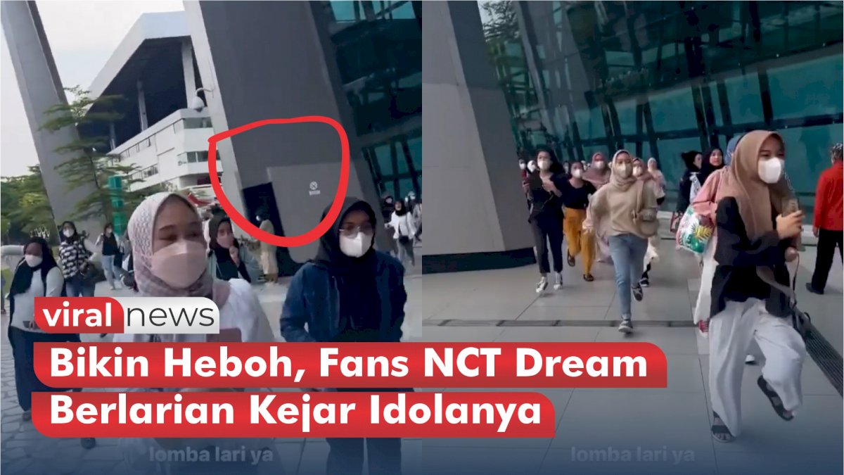 VIDEO: Bikin Heboh, Fans NCT Dream Berlarian Kejar Idolanya