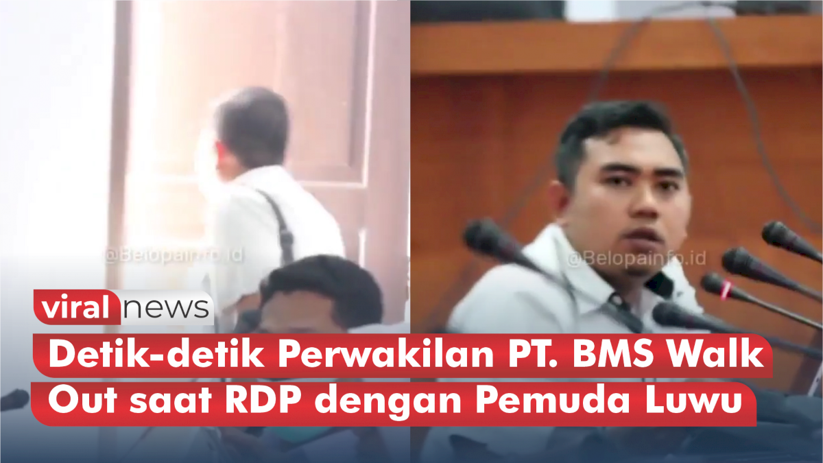 VIDEO: Detik-detik Perwakilan PT. BMS Walk Out saat Rapat Dengar Pendapat dengan Pemuda Luwu