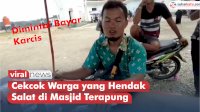 VIDEO: Cekcok Warga yang Hendak Salat di Masjid Terapung, Dimintai Bayar Karcis