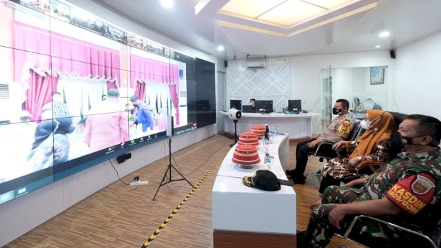 Rapat Koordinasi Arus Balik Tahun 2022 di Baruga Pattingalloang, Rujab Gubernur Sulsel, Kamis (5/5/2022) malam (dok. Pemkab Gowa)