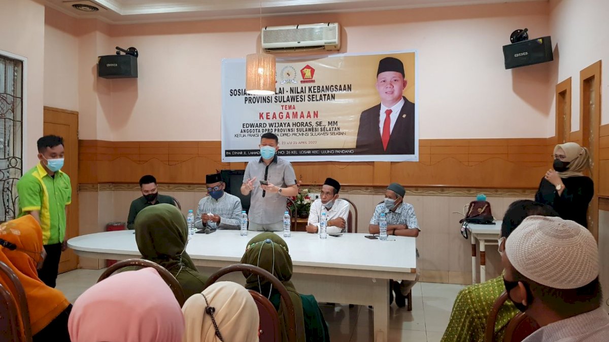 Edward Horas Gelar Sosbang Keagamaan