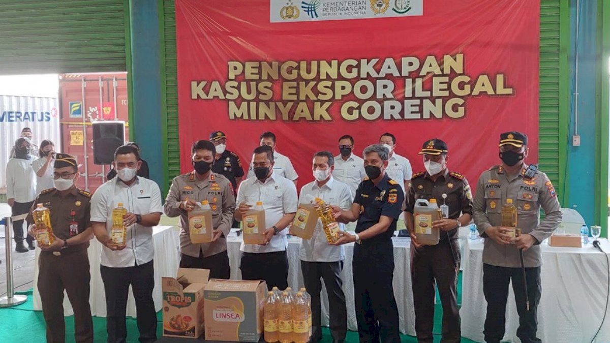 Kemendag Bersama Satgas Pangan dan Bea Cukai Gagalkan Ekspor Minyak Goreng ke Timor Leste