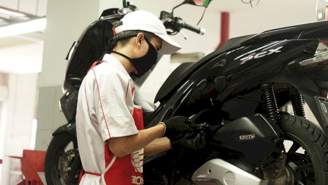 Setelah mudik lebaran, 7 tips motor tetap prima dari Honda (Asmo Sulsel)