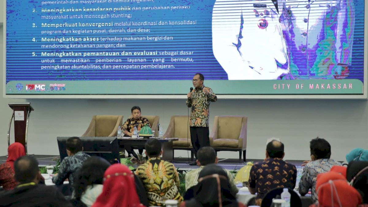 Danny Paparkan Inovasi Pemkot Makassar Pada Agenda Penilaian Kinerja Aksi Konvergensi Stunting Kabupaten Kota