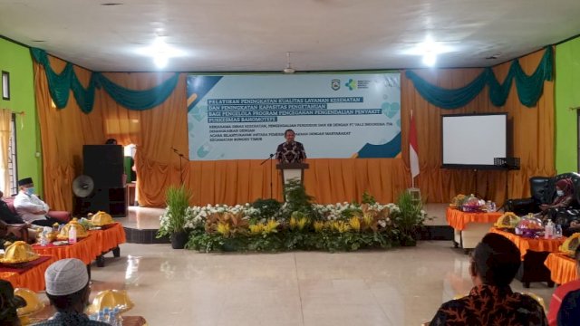 Pelatihan peningkatan kualitas layanan kesehatan dan peningkatan kapasitas pengetahuan, bagi pengelola program pencegahan pengendalian penyakit dilingkup kerja Puskesmas Bahomotefe, Jumat 20 Mei 2022 (PT Vale)