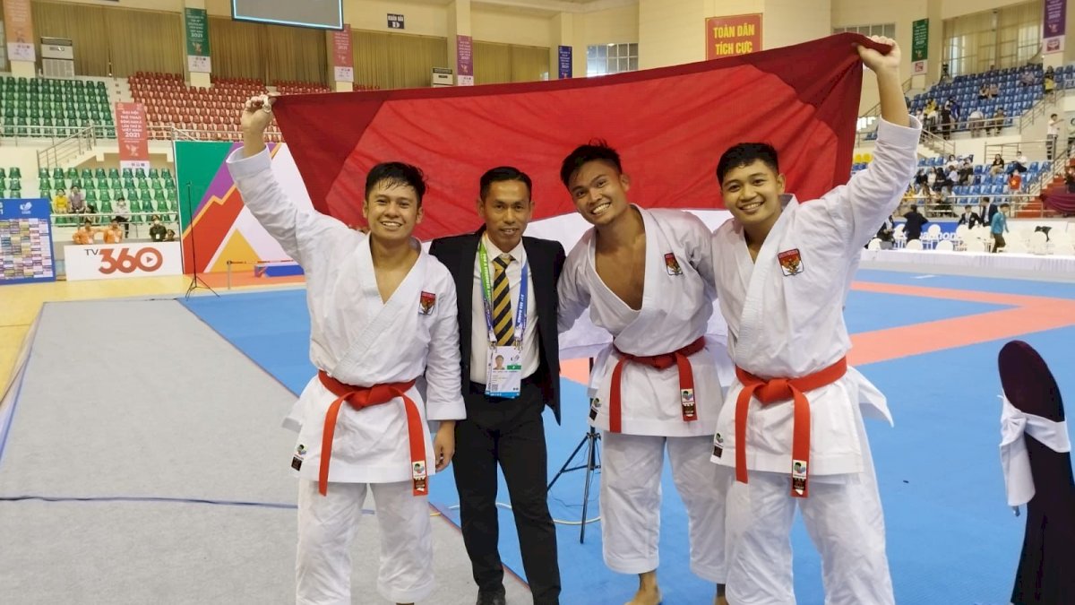 Lagi! Karateka Sulsel Sumbang Emas untuk Indonesia di Sea Games Vietnam
