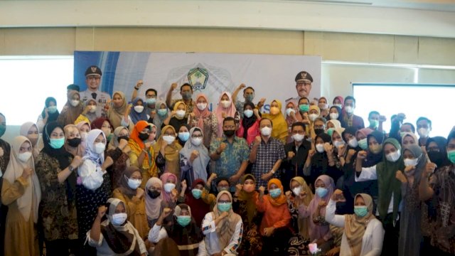 Pelatihan Bimbingan Teknis Budaya Pelayanan Prima bagi petugas layanan Pemkab Gowa di Aula Padivalley, Kecamatan Pattallassang, Sabtu 21 Mei 2022 (Pemkab Gowa)