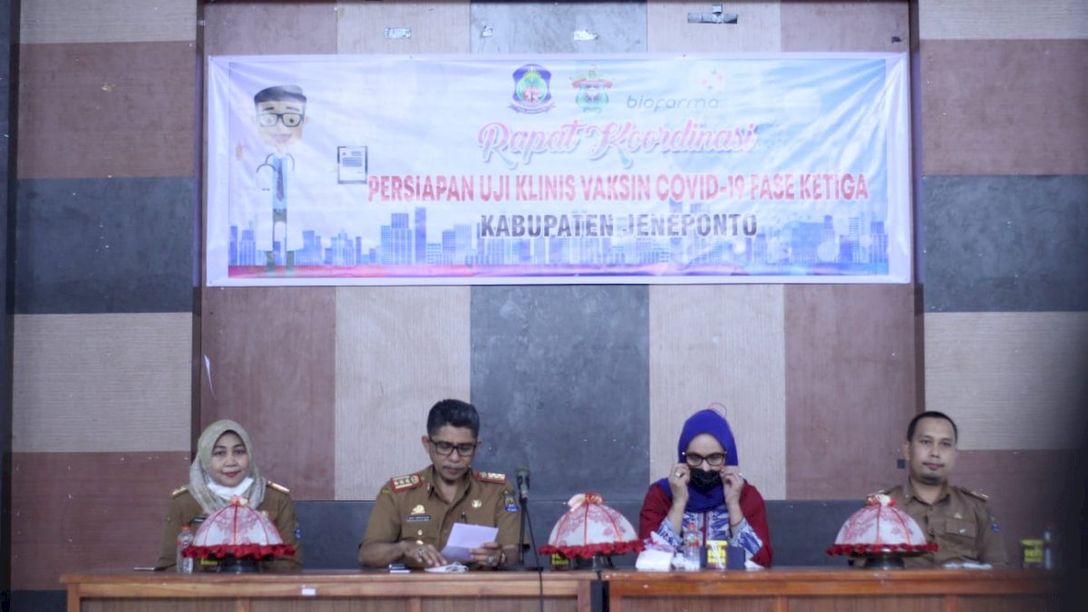 Pemkab Jeneponto Gelar Sosialisasi Uji Klinis Vaksin Buatan Indonesia