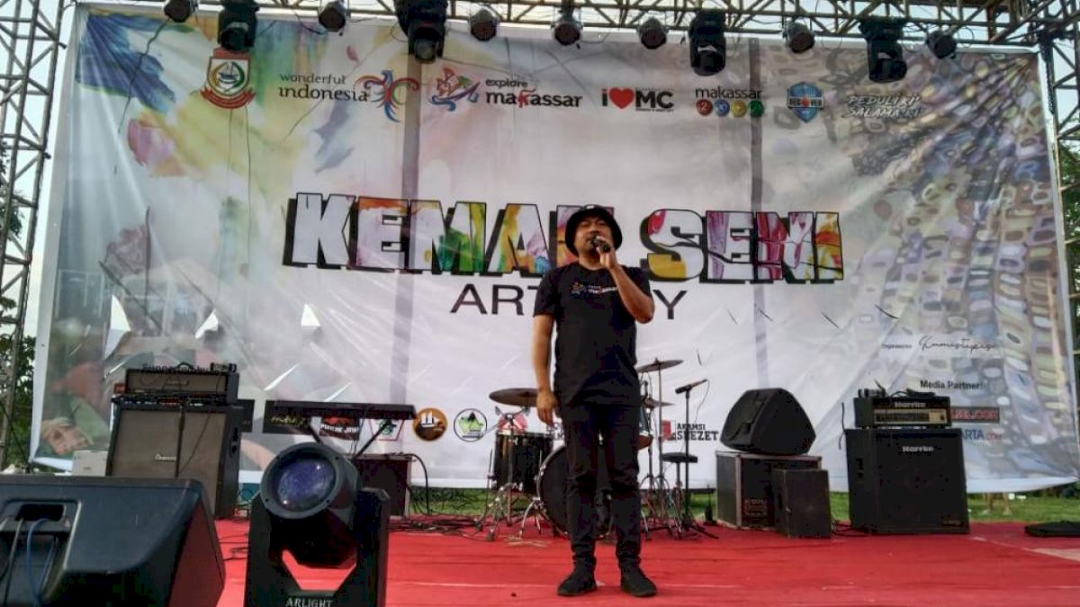 Tampil Sederhana, Kadispar Makassar Buka event Kemah Seni Art Day