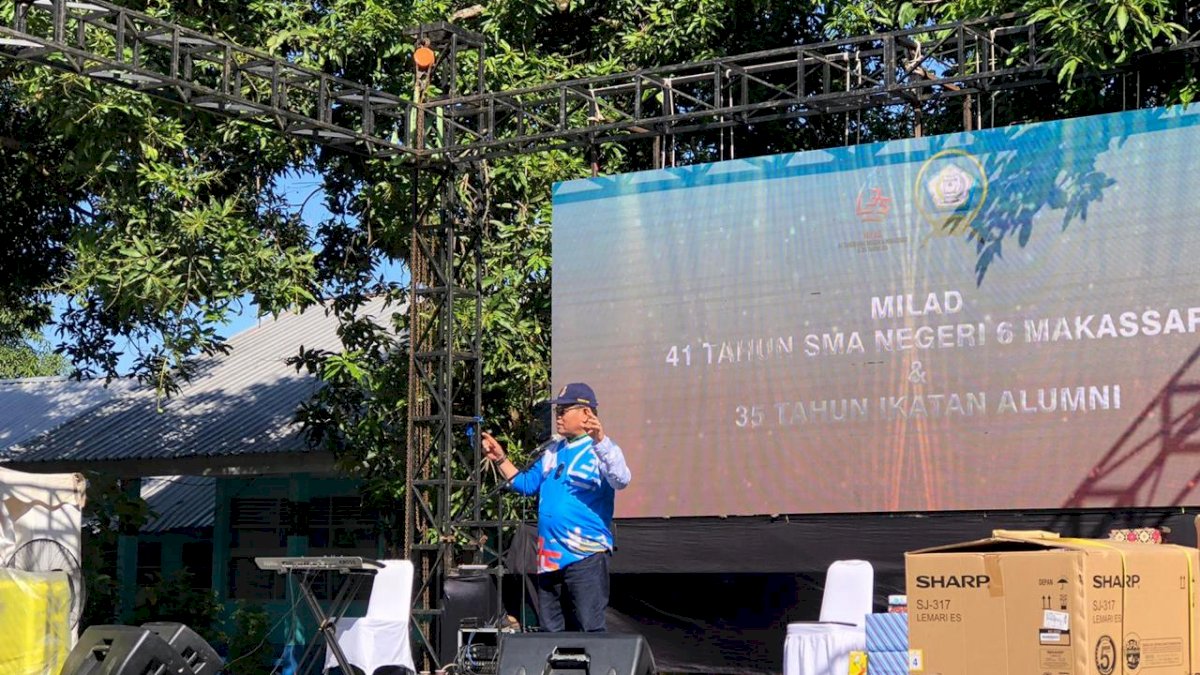 Dihadapan Ribuan Alumni, Rektor UNM: Saya Bangga Menjadi Bagian IKA SMAN 6 Makassar