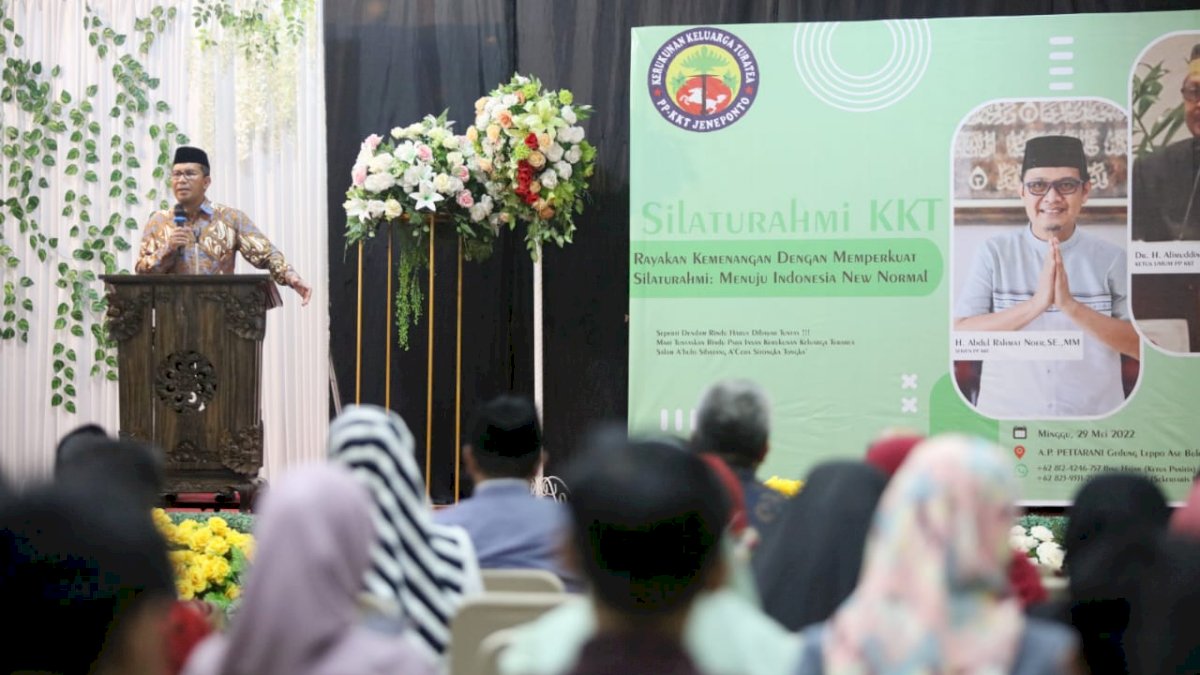 Hadiri Halal Bi Halal KKT Je’neponto, Danny Pomanto Akui Kekompakan Keluarga Turatea