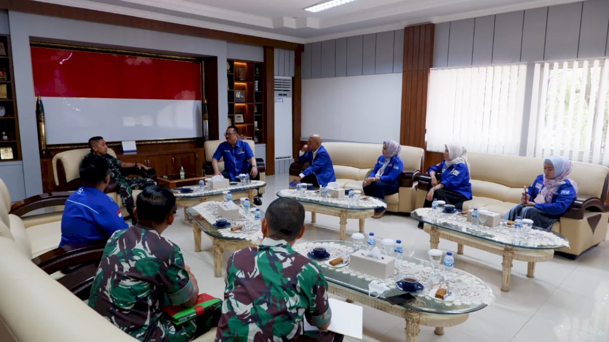 Pengurus Demokrat Sulsel Temui Pangdam Hasanuddin, Ni’matullah: Kami Siap Bersinergi