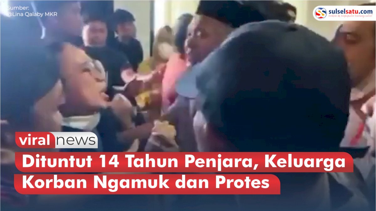 VIDEO: Pelaku Pembunuh Imam Masjid di Luwu Hanya Dituntut 14 Tahun Penjara, Keluarga Korban Ngamuk dan Protes