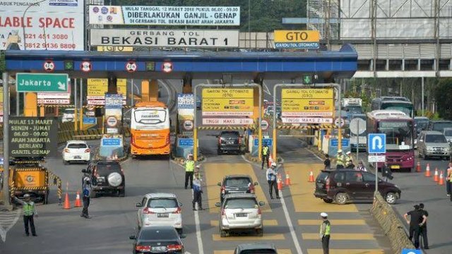 Nantinya bayar tol tidak lagi pakai kartu tapi dengan aplikasi bernama Cantas (CNNIndonesia)