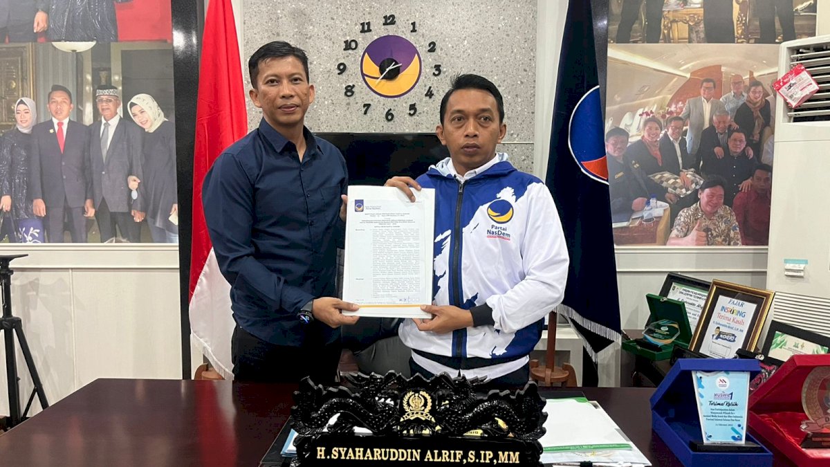 Sahiruddin Malik Resmi Pimpin NasDem Maros, Target 8 Kursi di DPRD