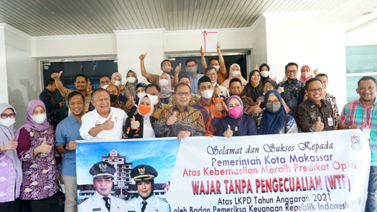 Sempat Gagal di Tahun 2020, Pemkot Makassar Kembali Raih WTP dari BPK RI Di Bawah Kepemimpinan Danny Pomanto