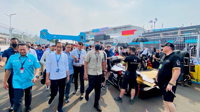 Jokowi Saat Hadir pada Ajang E formula (Ist) 