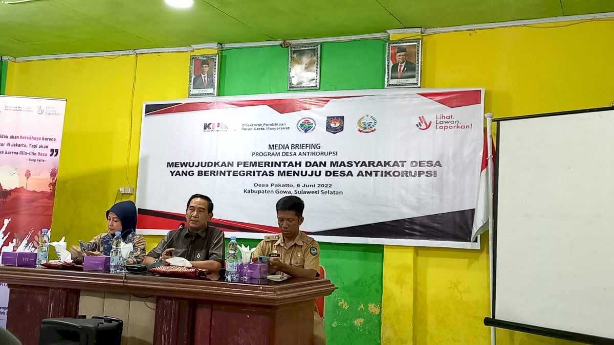 Desa Pakatto Kabupaten Gowa Terpilih Jadi Tuan Rumah Kick Off Program Desa Antikorupsi