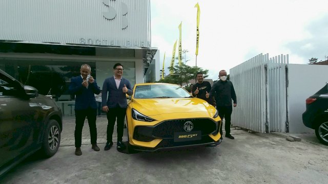 Peluncuran MG 5 GT di Makassar untuk pertama kalinya di Indonesia Timur (Sri Wahyudi Astuti / Sulselsatu.com)