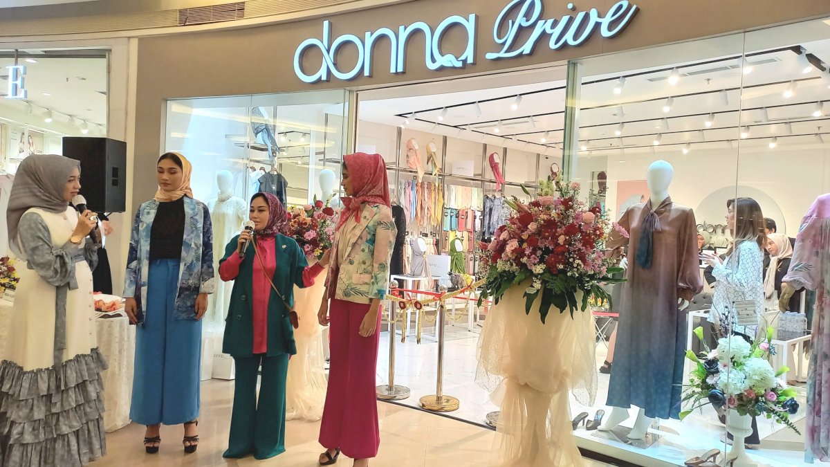 Optimis Pasar Fesyen di Sulsel, Donna Prive Buka Gerai Pertama di Makassar
