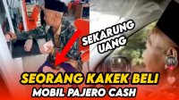 VIDEO: Viral, Seorang Lansia Beli Pajero Cash dengan Sekarung Uang