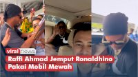VIDEO: Raffi Ahmad Jemput Ronaldhino Pakai Mobil Mewah