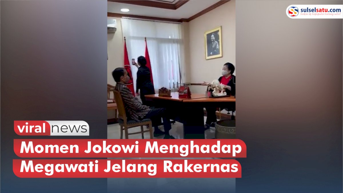 VIDEO: Momen Jokowi Menghadap Megawati Jelang Rakernas PDI-Perjuangan