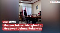 VIDEO: Momen Jokowi Menghadap Megawati Jelang Rakernas PDI-Perjuangan