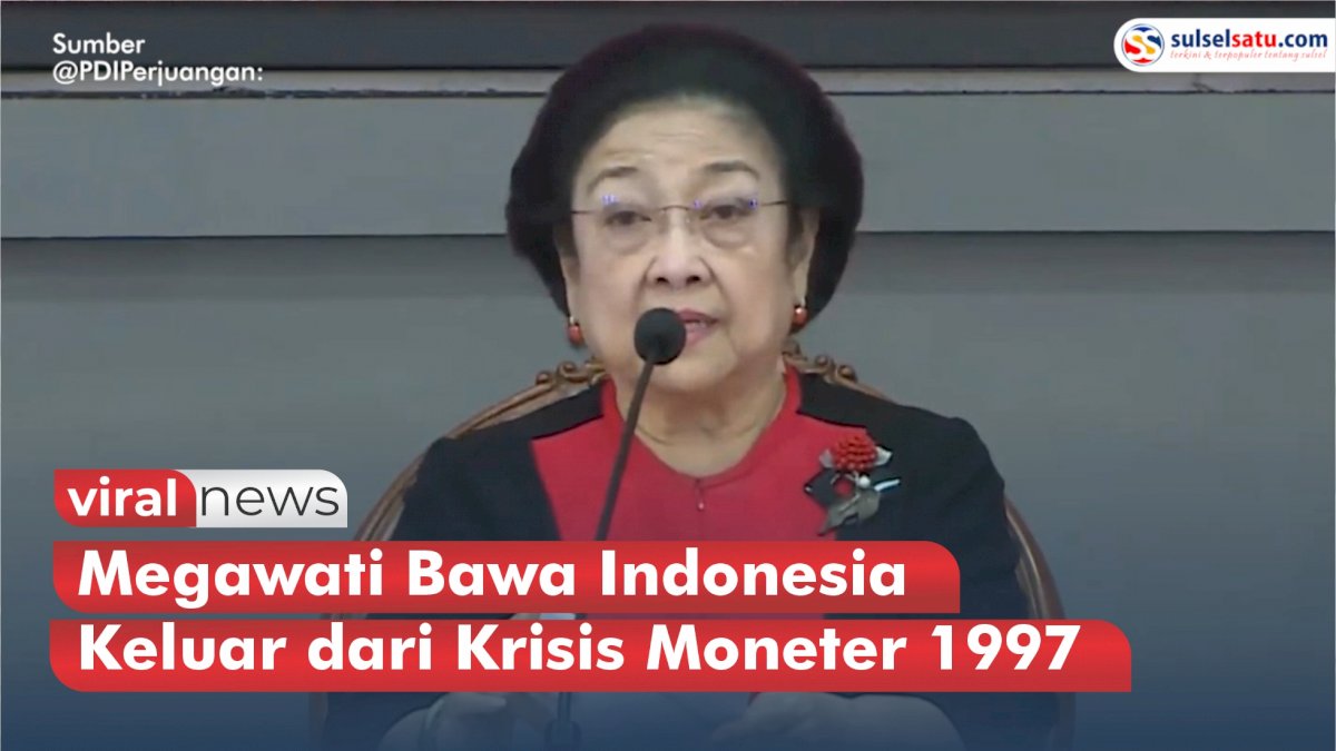 VIDEO: Megawati Bawa Indonesia Keluar dari Krisis Moneter 1997 Hingga Dapat Awards