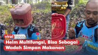 VIDEO: Helm Multifungsi, Bisa Sebagai Wadah Simpan Makanan