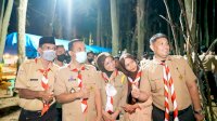 Gubernur Andi Sudirman Berkemah Bersama Pelajar di Moncong Sipolong Gowa