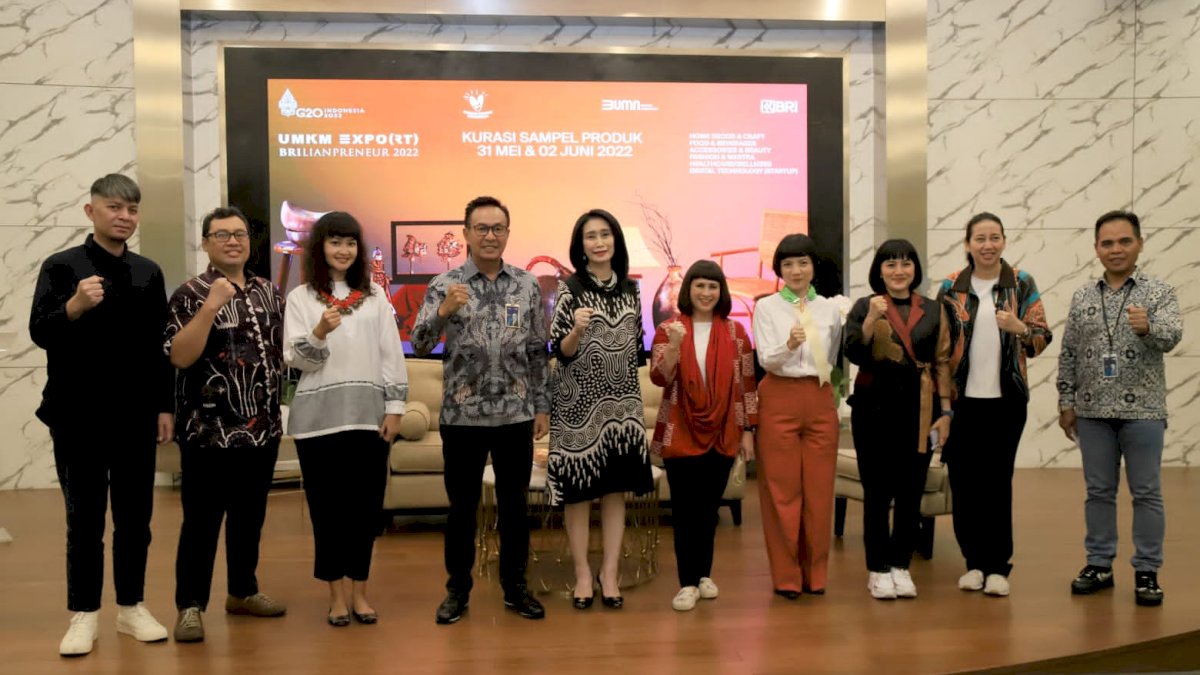 Lakukan Kurasi Produk Unggulan, BRI Hadirkan Kembali UMKM EXPO(RT) BRILIANPRENEUR 2022