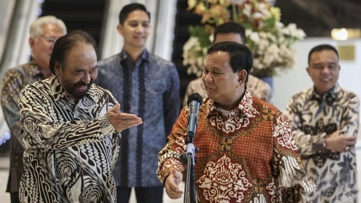 Usai Bertemu Surya Paloh, Prabowo Subianto Beri Syarat Tak Maju Pilpres 2024