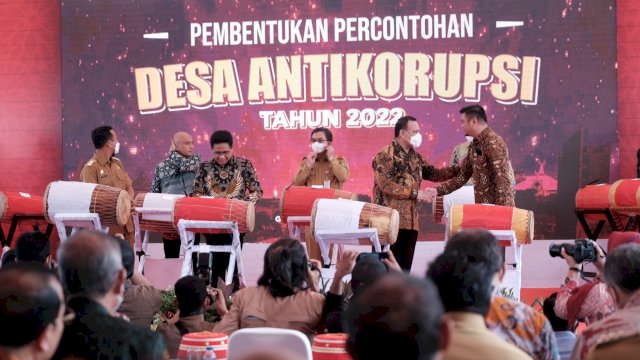 Kick off Program Percontohan Desa Antikorupsi di Desa Pakatto Kecamatan Bontomarannu Kabupaten Gowa (dok. Pemkab Gowa)