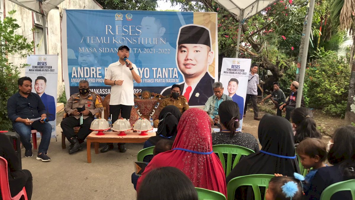 Andre Sayangkan Masih Ada Warga Makassar Belum Rasakan Air Bersih