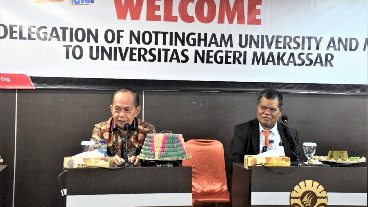 Rektor UNM Terima Kedatangan Wakil Ketua MPR dan Delegasi Nottingham University