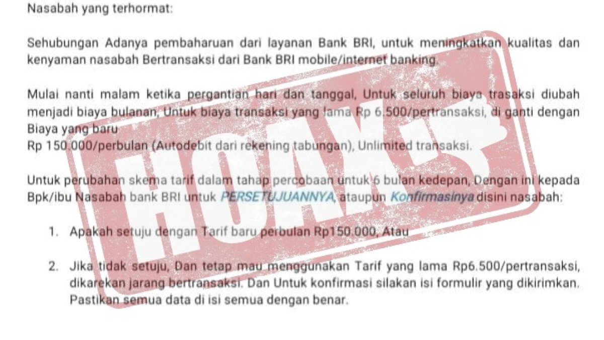 Waspadai Penipuan, BRI Imbau Masyarakat Jaga Kerahasiaan Data dan Password