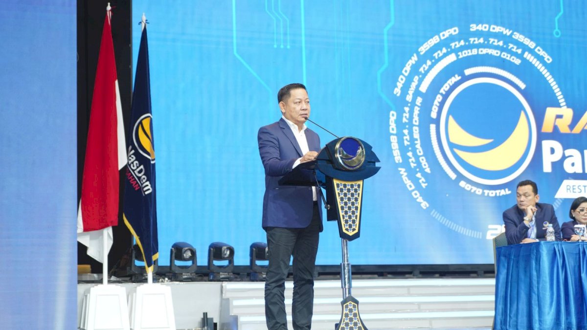 Ungkap Capaian NasDem Sulsel, RMS Tampil Memukau di Rakernas