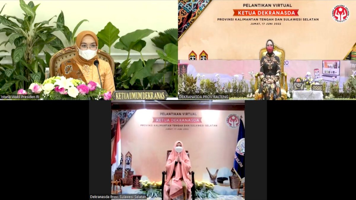 Naoemi Octarina Resmi Jabat Ketua Dekranasda Sulsel