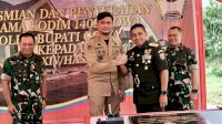 Bupati Gowa Serahkan Asrama Kodim ke Pangdam XIV Hasanuddin