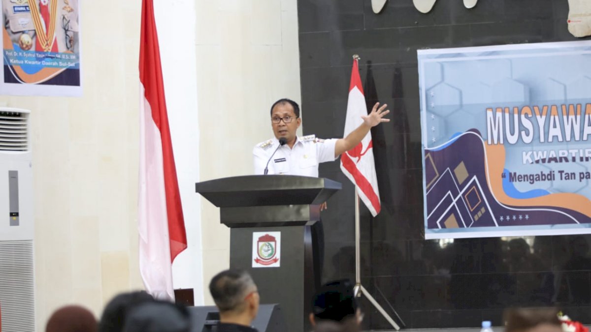 Danny Buka Musyawarah Luar Biasa Kwarcab Makassar