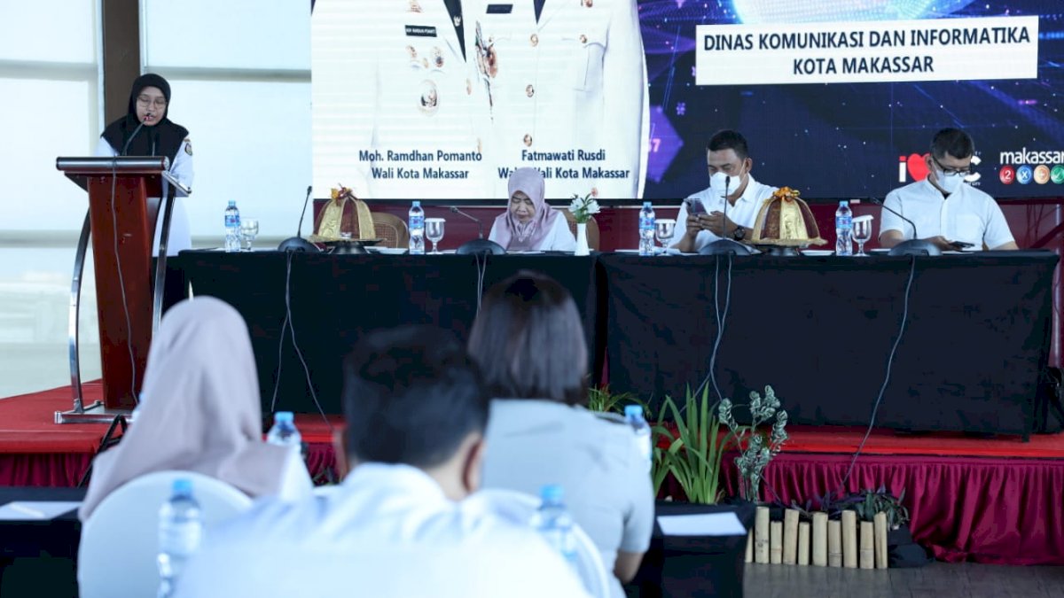 Massifkan Pelayanan Masyarakat, Dinas Kominfo Makassar Gelar Bimtek SP4n LAPOR