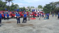Tingkatkan Keahlian, Damkar dan Penyelamatan Barru Gelar Pasukan dan Latihan Rutin