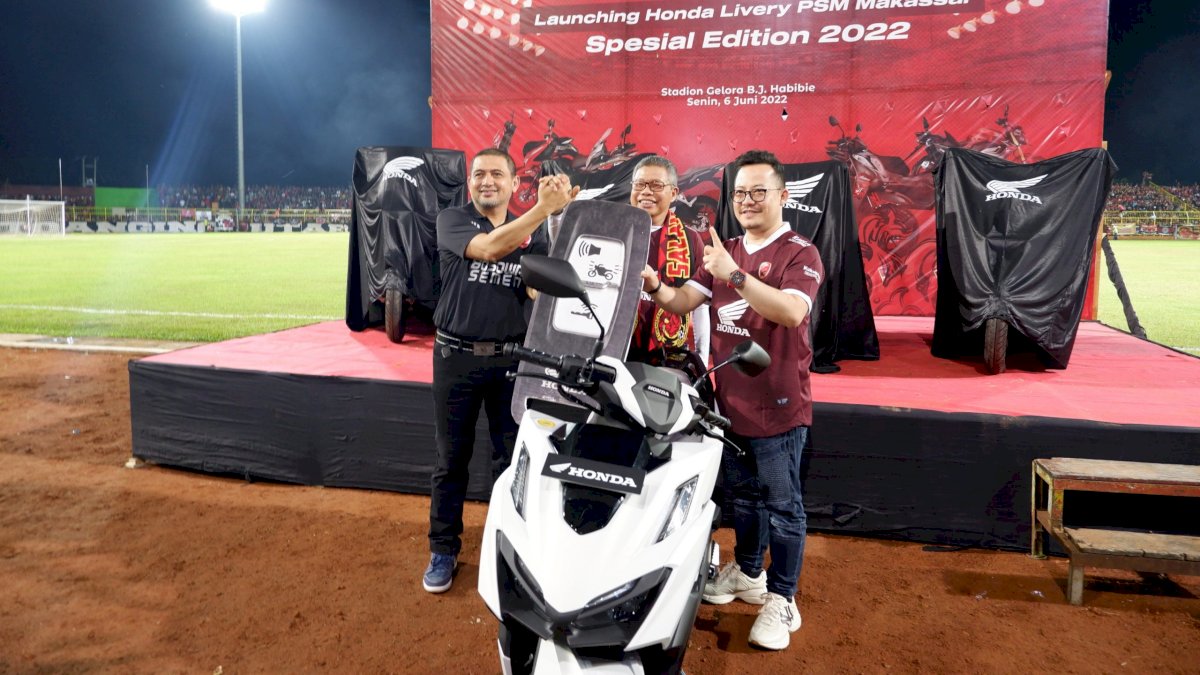 Dukung PSM Makassar Klub Kebanggaan Makassar, Honda Gelontorkan Rp500 Juta untuk PSM