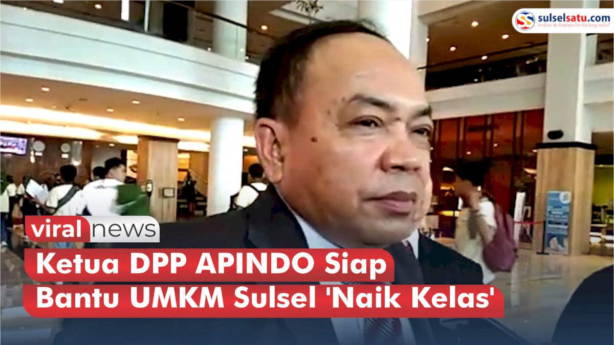 VIDEO:  Ketua DPP APINDO Siap Bantu UMKM Sulsel ‘Naik Kelas’