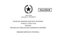Presiden Jokowi Terbitkan Inpres 4/2022 tentang Percepatan Penghapusan Kemiskinan Ekstrem, Berikut Isinya