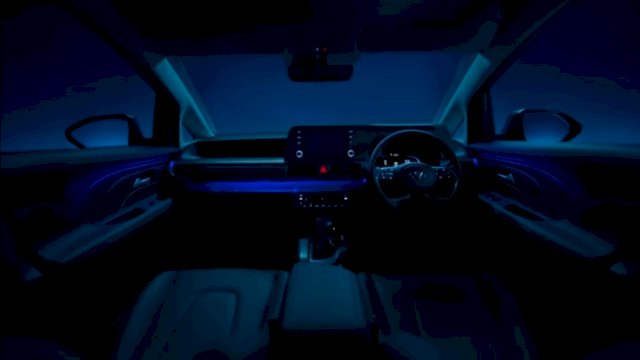 Desain interior Hyundai Stargazer yang mengadopsi konsep tipologi sleek one box yang dapat memberikan kesan lapang (dok. Youtube Hyundai Motors Indonesia)