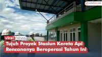 VIDEO: Tujuh Proyek Stasiun Kereta Api Bumi Karsa di Sulsel Rencananya Beroperasi Tahun Ini