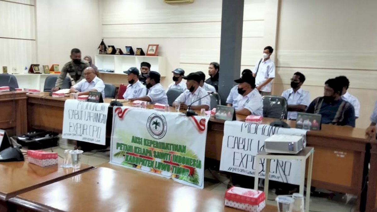DPRD Luwu Timur Sambut Baik Aksi Damai APKASINDO Luwu Timur di Ruang Aspirasi